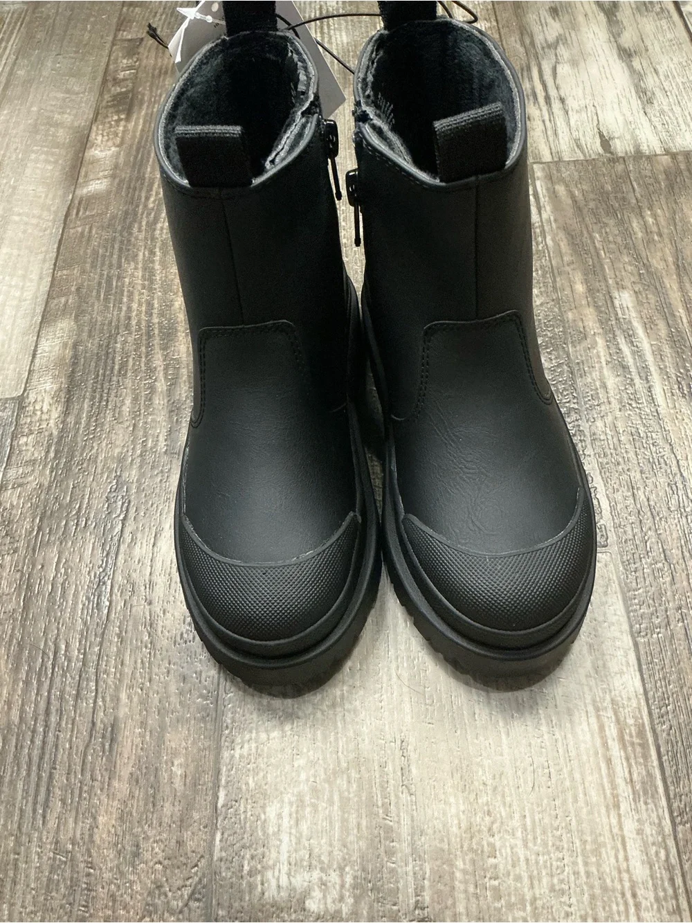 H&M Black Kid’s Chelsea-Style Rain Boots Size 12.5
